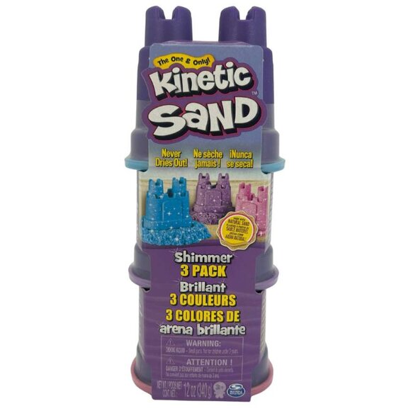 Kinetic Sand Shimmer Pack / 3 Pack **NEW - Picture 1 of 3